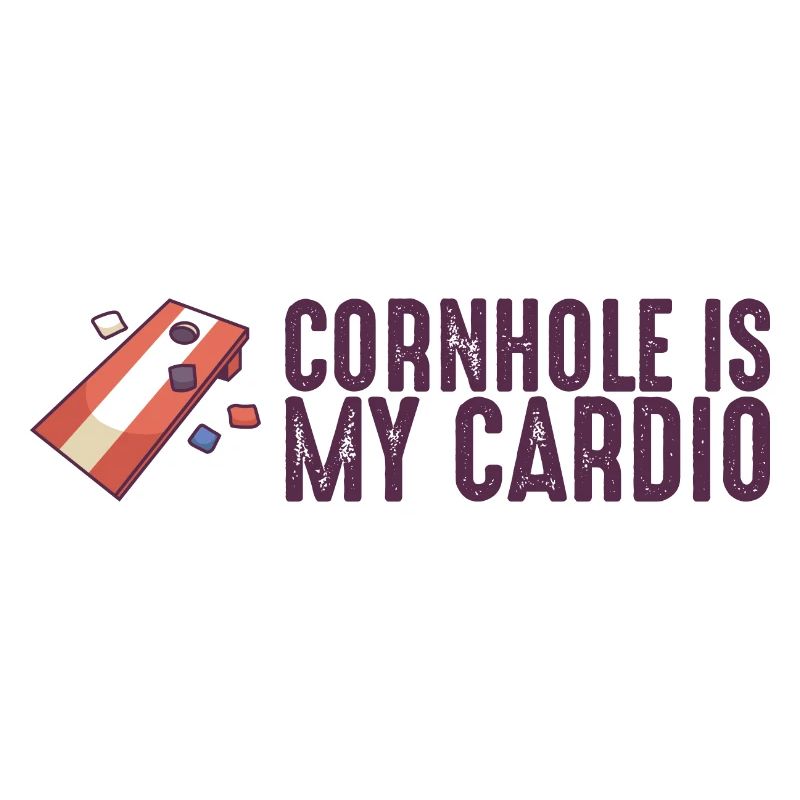 Cornhole Is My Cardio Corn Hole Säcke Cornhole