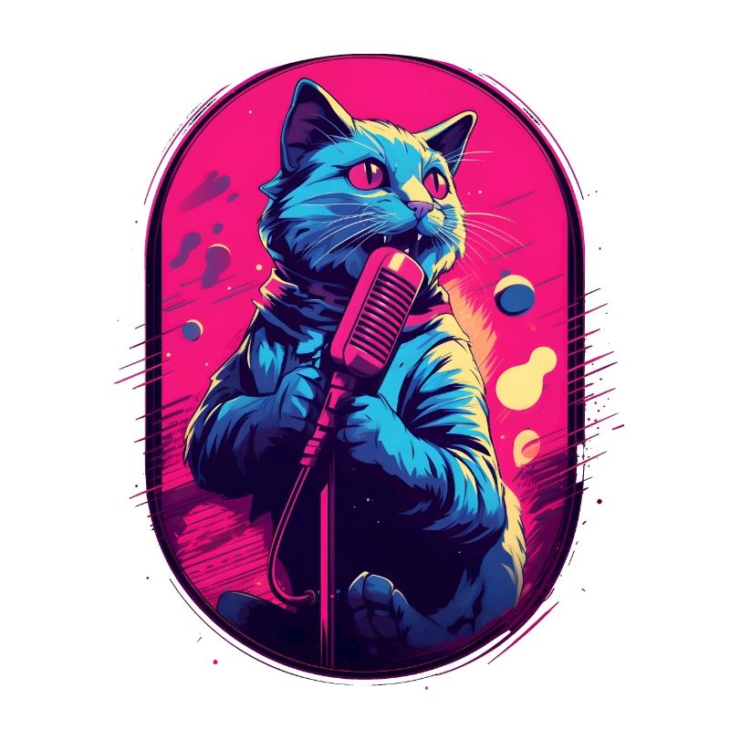 Microphone de chat chantant
