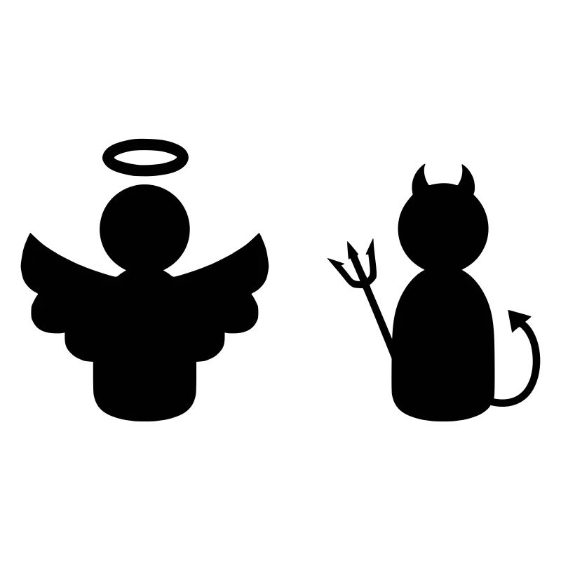 ★ Design colors changeable ★ Angels and Devils
