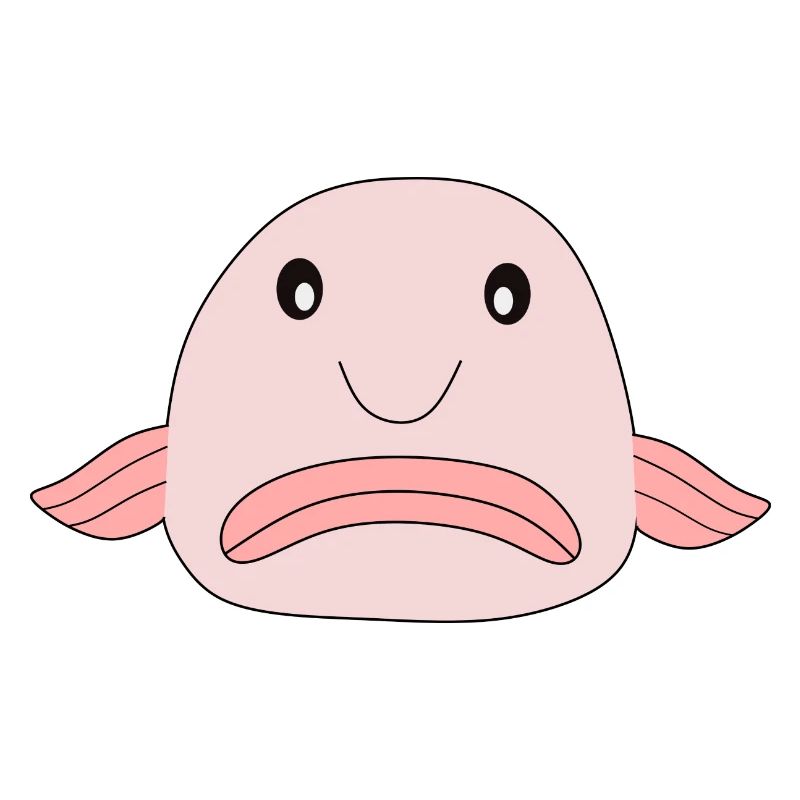 Blobfish fish comic ugly fish