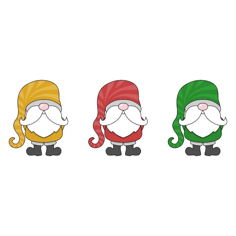 three cute dwarfs