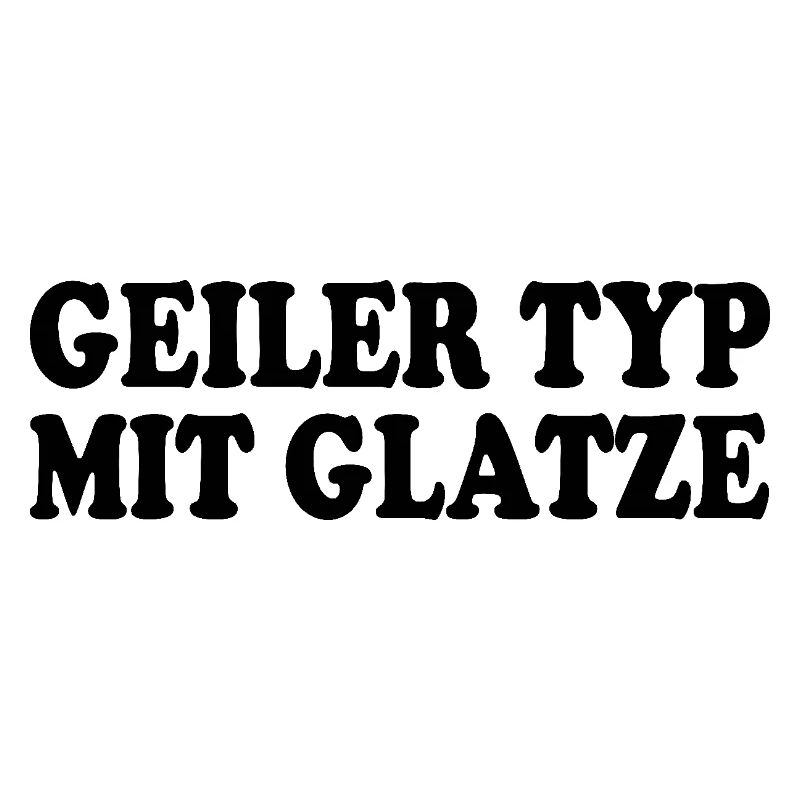 geiler typ mit glatze