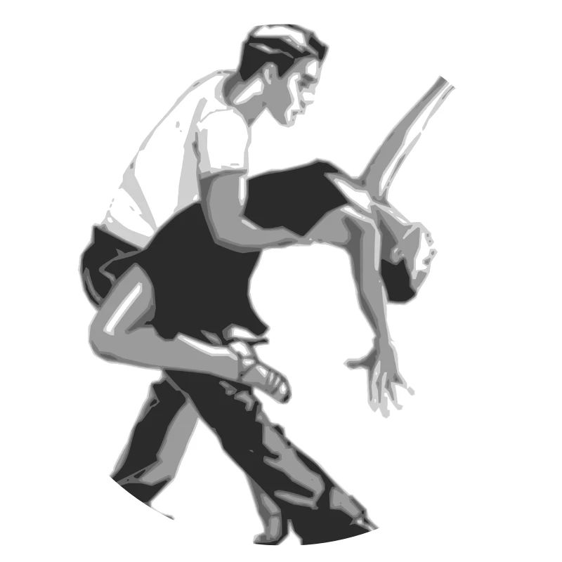 Dancer and dancer salsa dance gift
