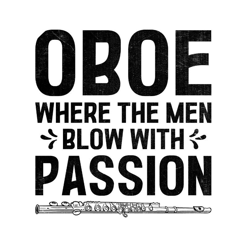 Oboe Player Oboe Basoonist Marching Band Instrumen