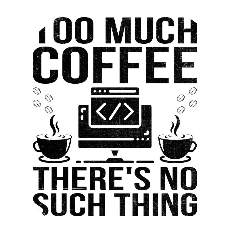 Kaffee-Codierung Programmierer Programmierer Entwickler Nerd Coff