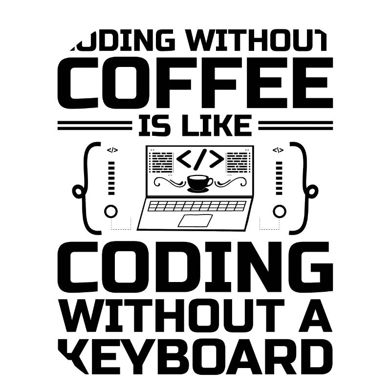 Kaffee-Codierung Programmierer Programmierer Entwickler Nerd Coff