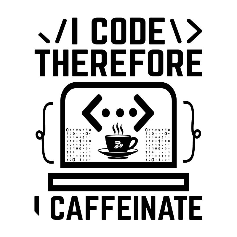Kaffee-Codierung Programmierer Programmierer Entwickler Nerd Coff