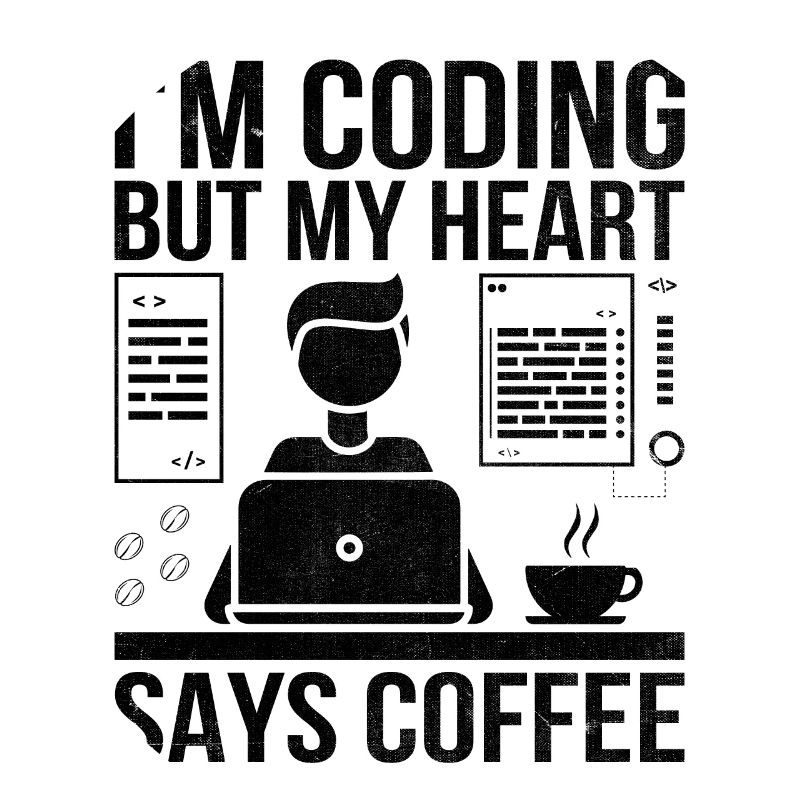 Kaffee-Codierung Programmierer Programmierer Entwickler Nerd Coff
