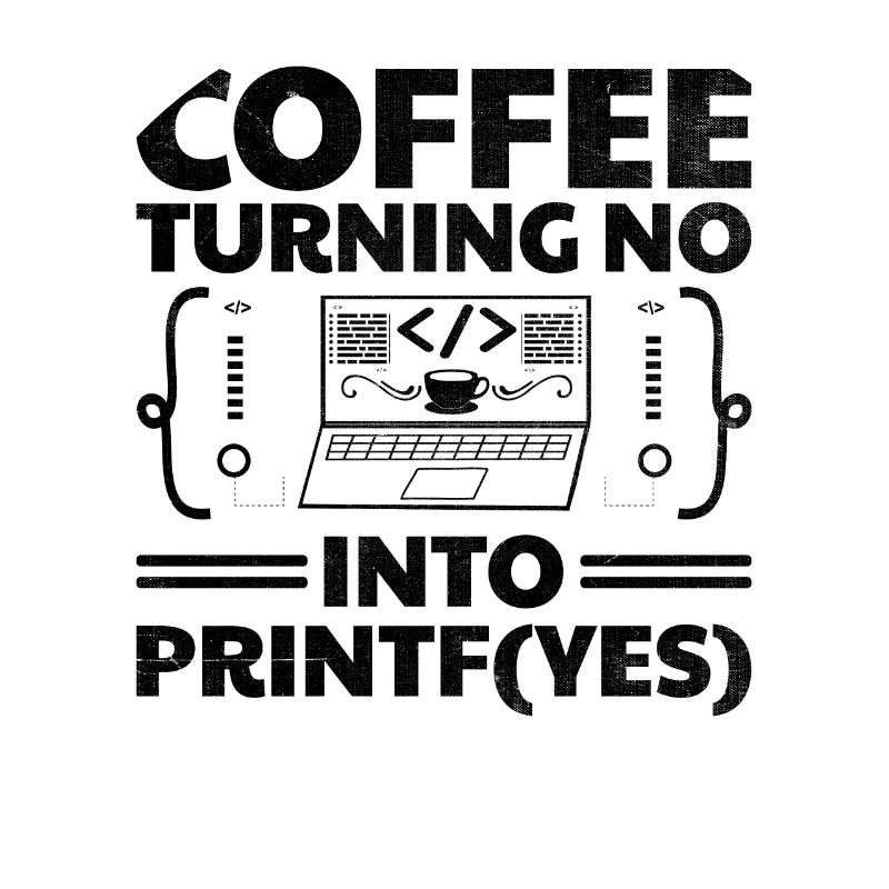 Kaffee-Codierung Programmierer Programmierer Entwickler Nerd Coff