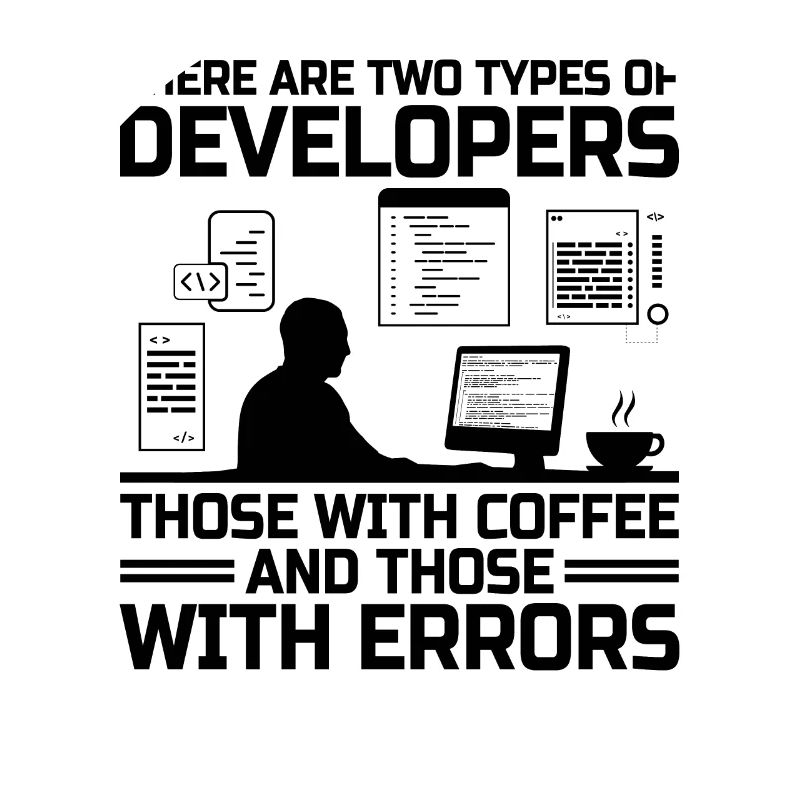 Kaffee-Codierung Programmierer Programmierer Entwickler Nerd Coff