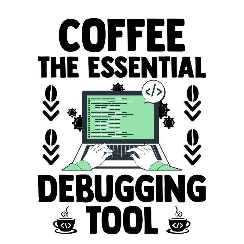 Kaffee Programmierer Programmierer Programmierer Entwickler Nerd Coff