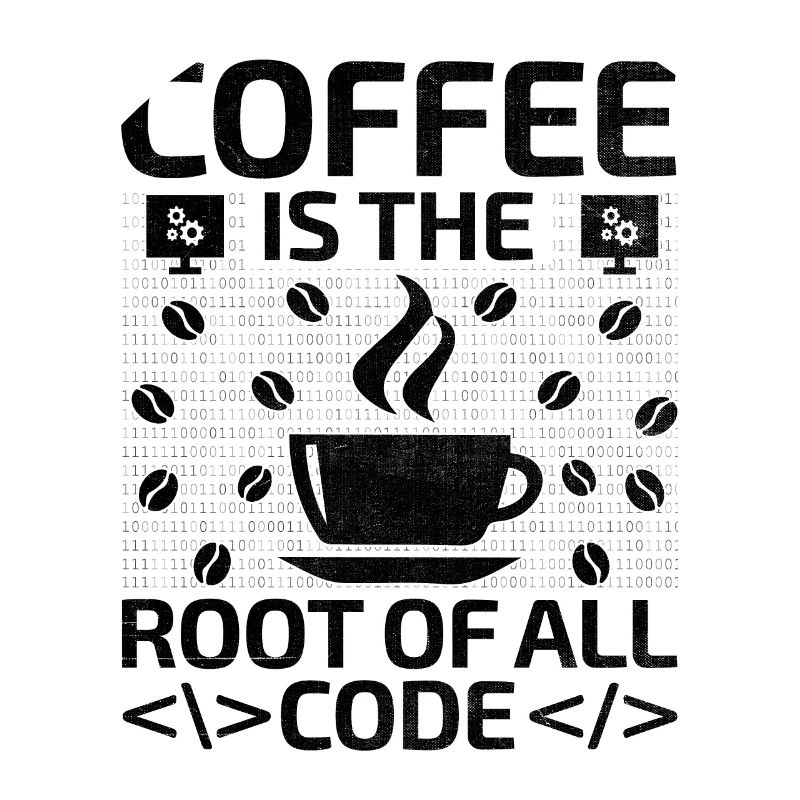 Kaffee-Codierung Programmierer Programmierer Entwickler Nerd Coff