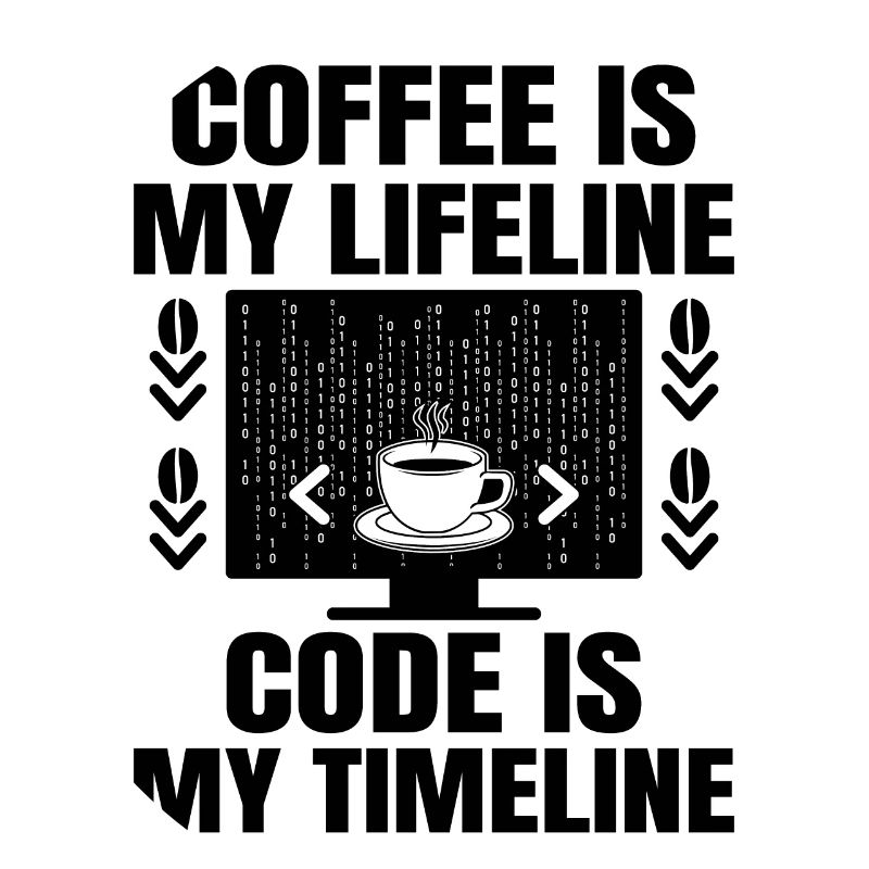 Kaffee-Codierung Programmierer Programmierer Entwickler Nerd Coff