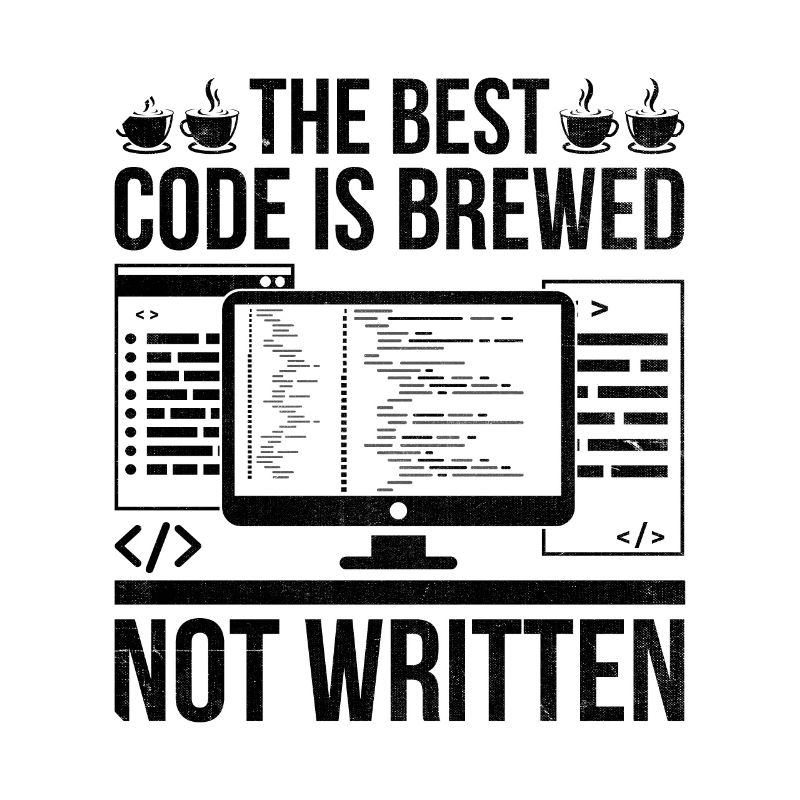Kaffee-Codierung Programmierer Programmierer Entwickler Nerd Coff