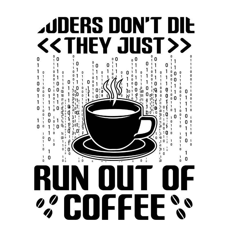 Kaffee-Codierung Programmierer Programmierer Entwickler Nerd Coff