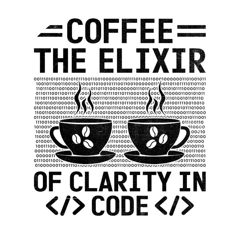 Kaffee-Codierung Programmierer Programmierer Entwickler Nerd Coff