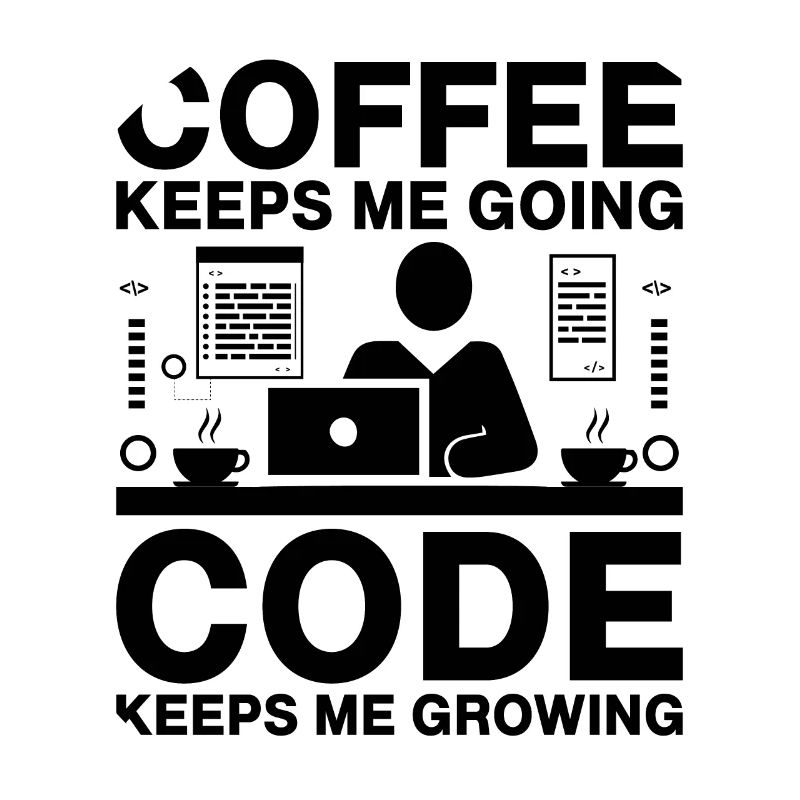 Kaffee-Codierung Programmierer Programmierer Entwickler Nerd Coff