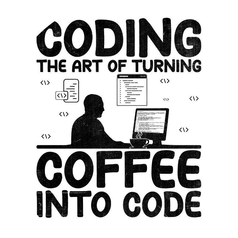 Kaffee-Codierung Programmierer Programmierer Entwickler Nerd Coff