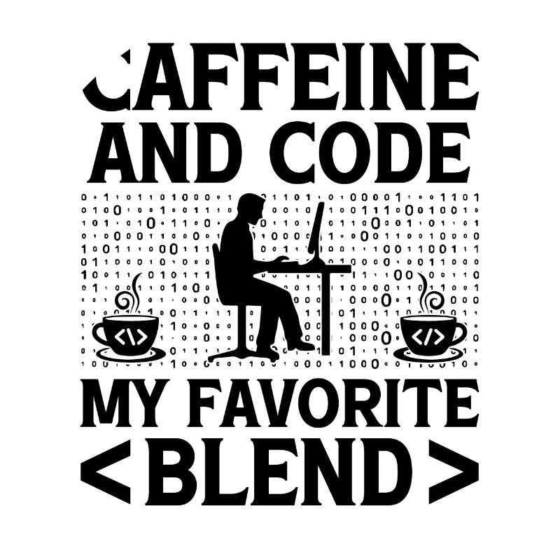Kaffee-Codierung Programmierer Programmierer Entwickler Nerd Coff
