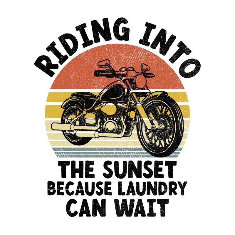 Rouler vers le coucher du soleil parce que la lessive peut attendre Bi