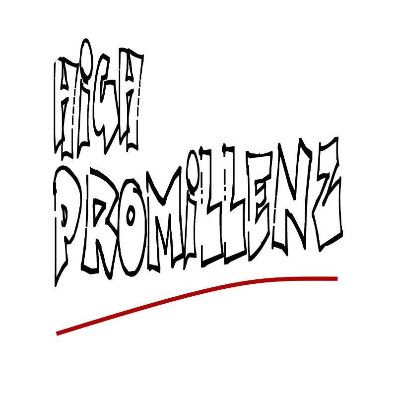 high promillenz einfach schwarz