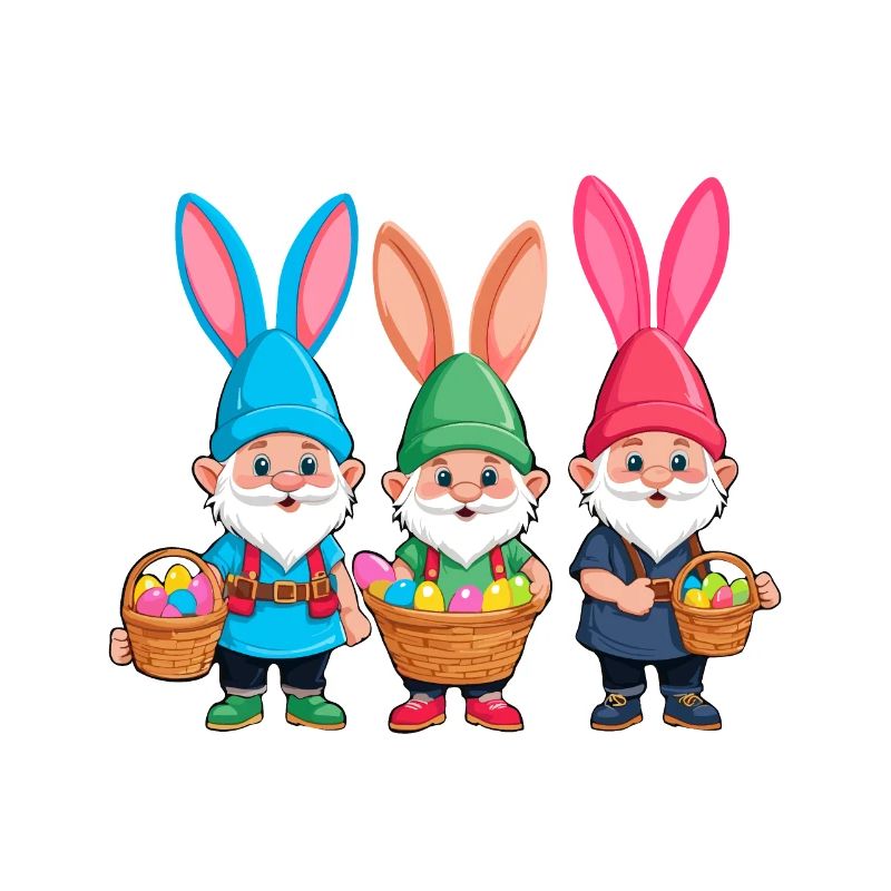 Easter Nordic Gnome Easter Bunny Funny