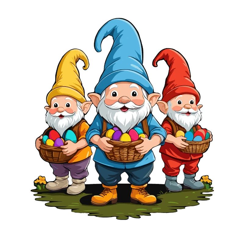 Easter Norse Gnome Easter Bunny Dwarfs
