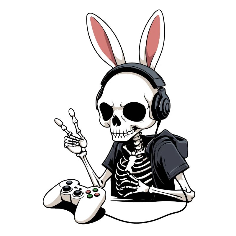Easter Bunny Gamer Iconic Easter Gaming