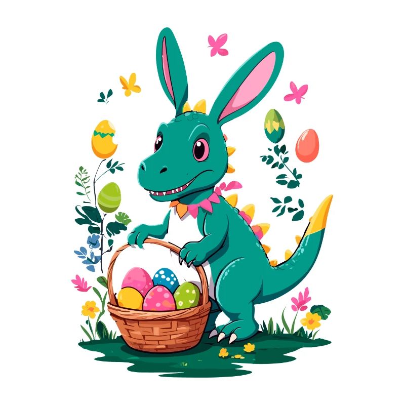 Iconic Easter Dinosaur Dinosaur Easter Bunny