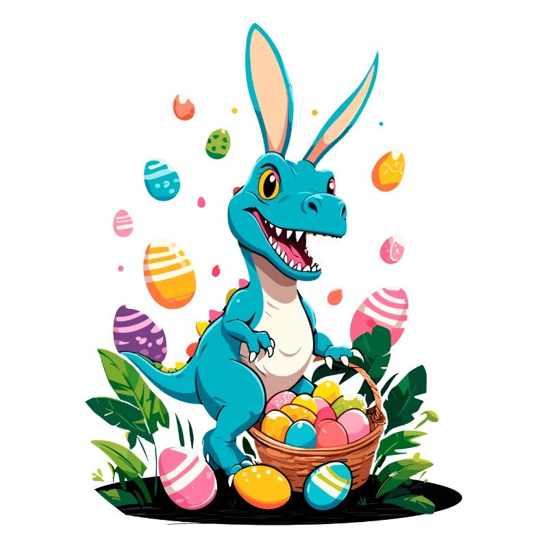 Iconic Easter Dinosaur Dinosaur Easter Bunny