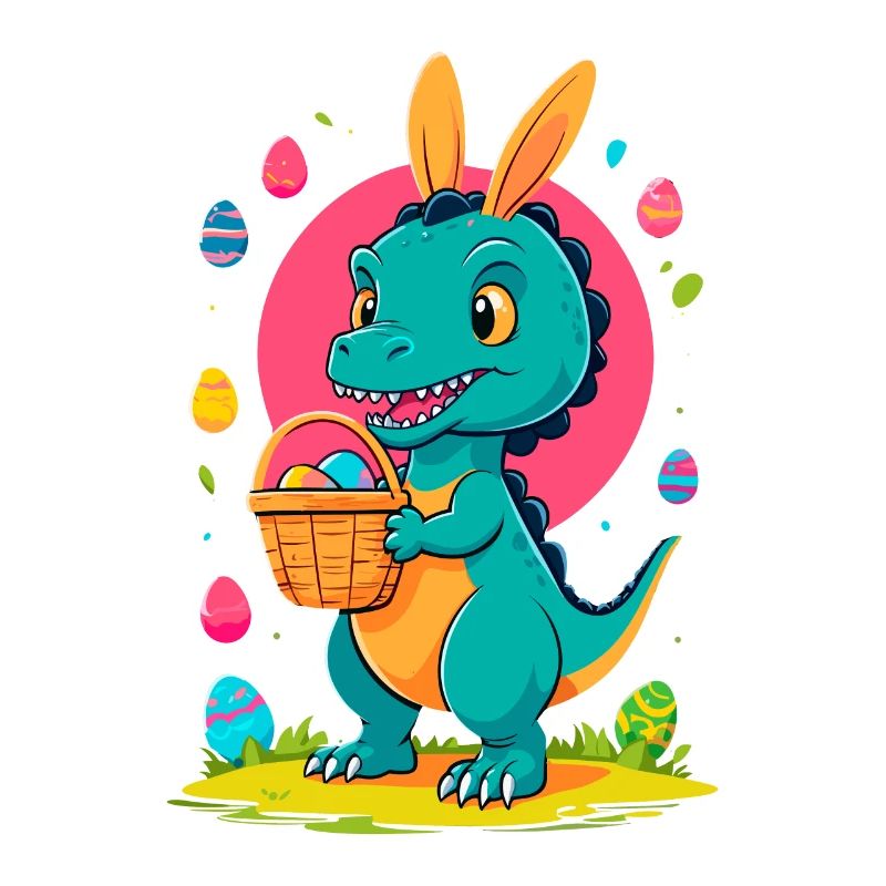 Iconic Easter Dinosaur Dinosaur Easter Bunny