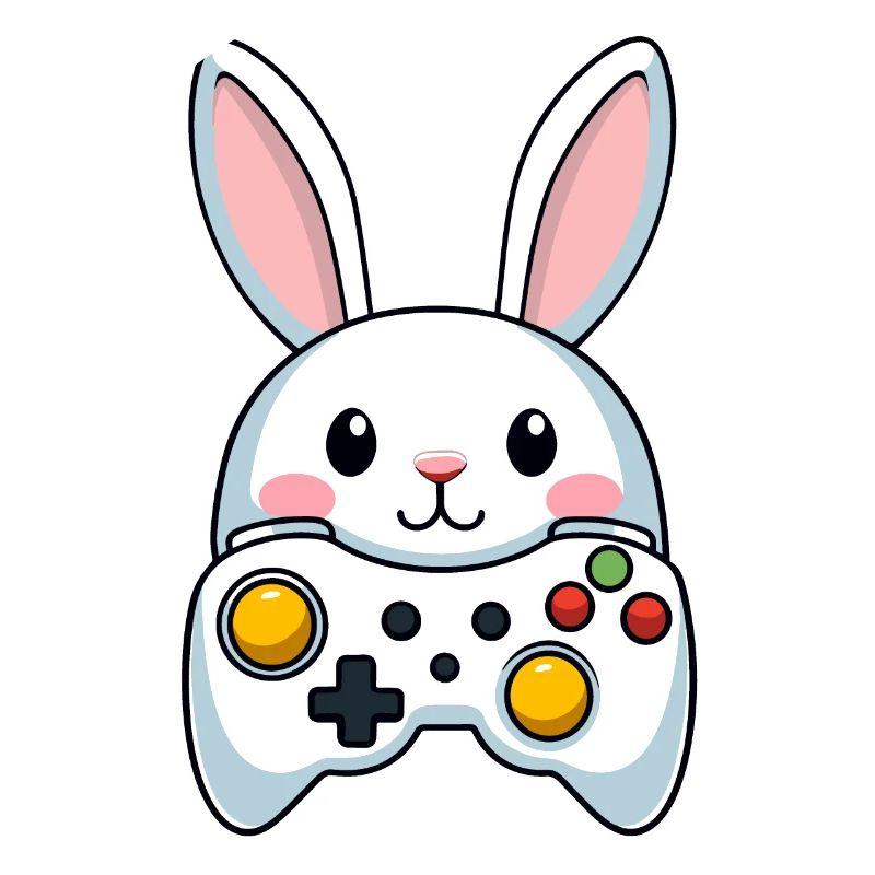 Easter Bunny Gamer Iconic Easter Gaming
