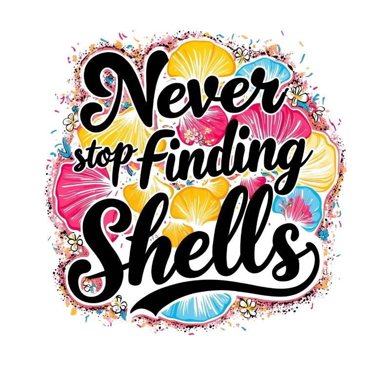 Never Stop Finding Shells Design