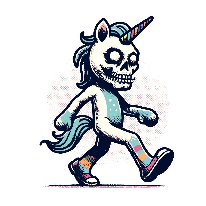 Zombie Unicorn Undead Mystical Creature