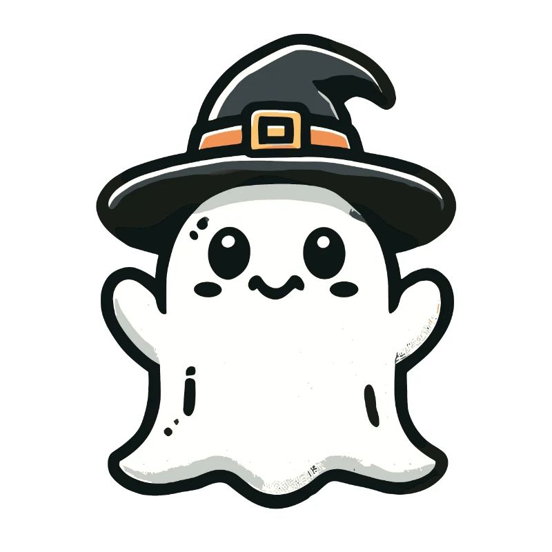 Funny Witch Ghost Spooky Party