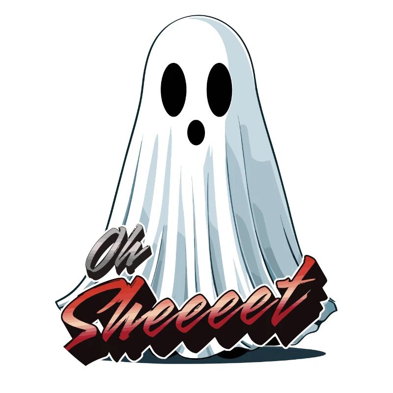 Oh Sheet Ghost Drôle Halloween Fun