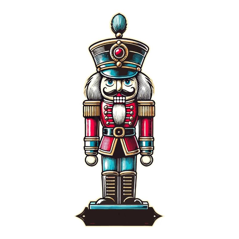 Christmas Nutcracker Retro Style