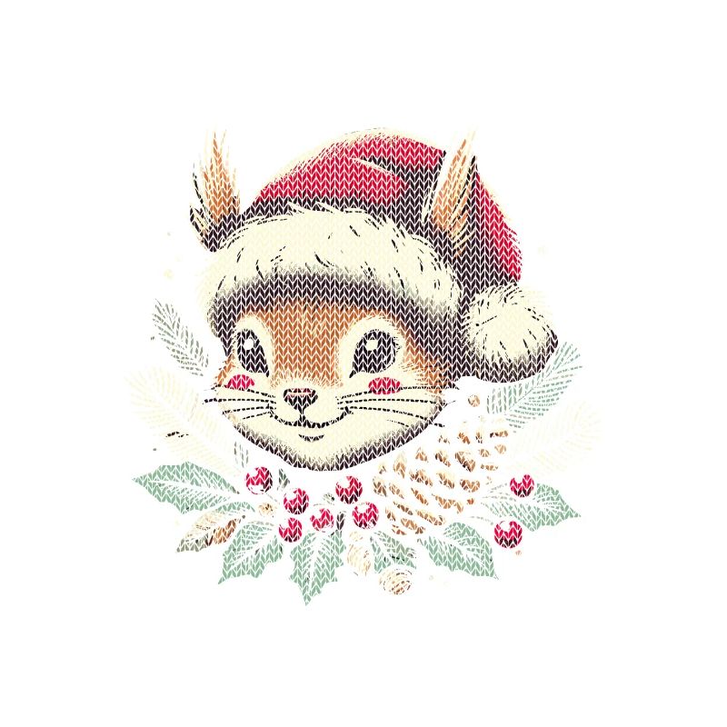 Christmas Squirrel Knitting Pattern