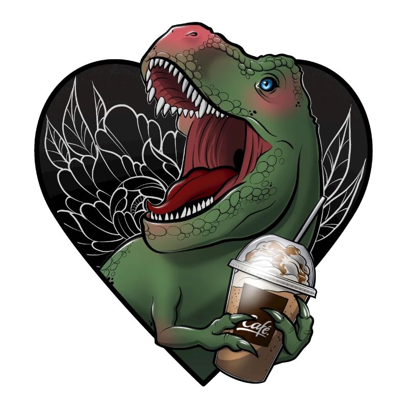 Impression T-rex et frappe caramel