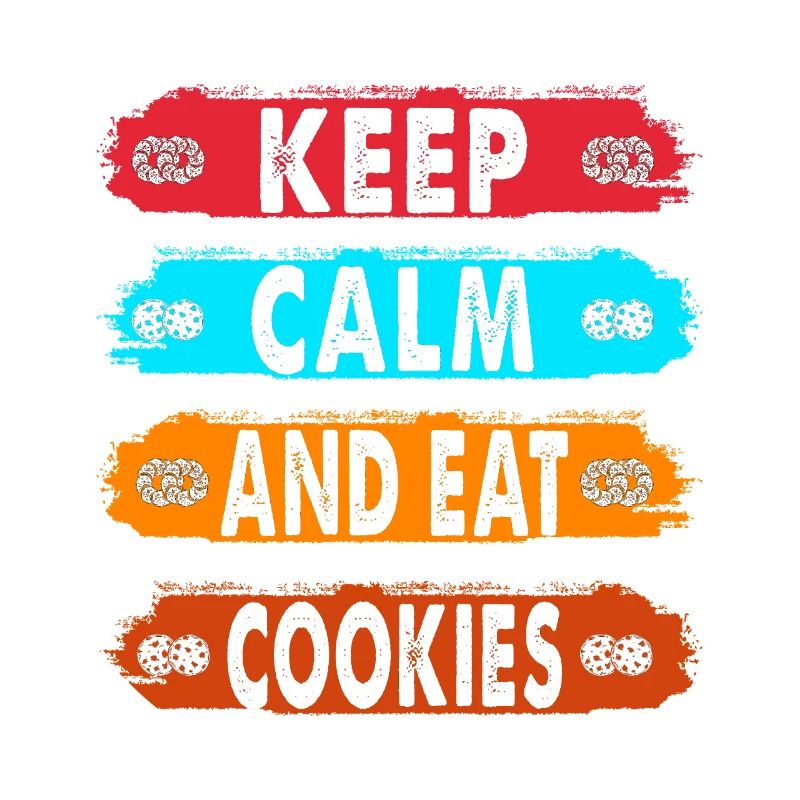 Bleib Ruhig Und Iss Kekse Für Bäcker Oder Backfans