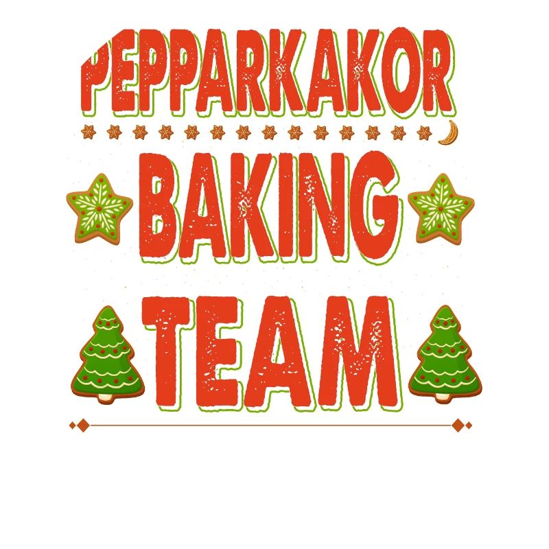 Pepparkakor Baking Team Für Bäcker Oder Backfans