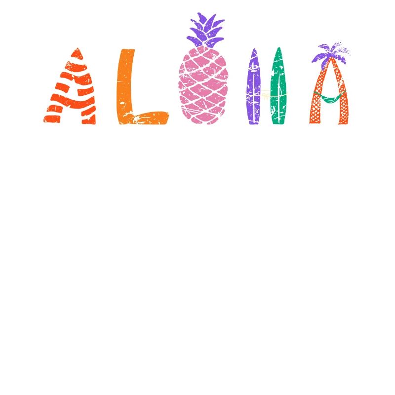 Conception d’ananas Aloha pour les amoureux de la plage ananas