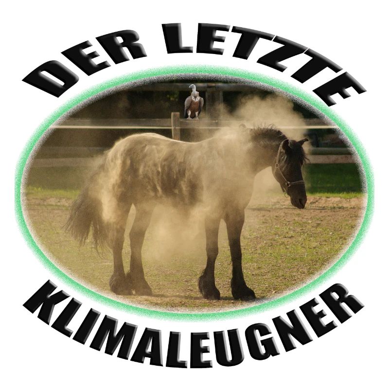 Pferd Staub; Klimawandel; Staubiges Pferd Paddock