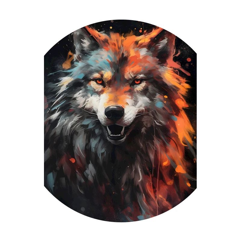 Wolf Face Fire