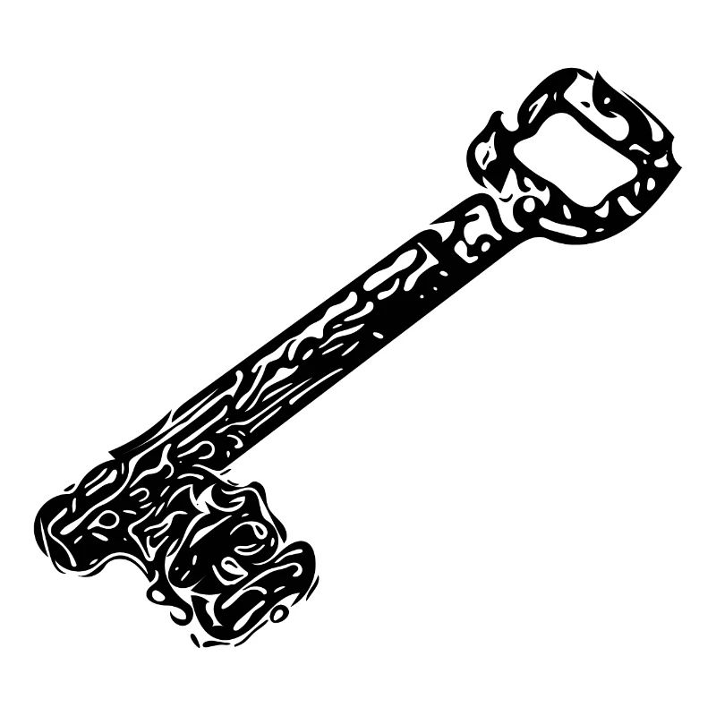 Vintage ancient rusty rustic house keys