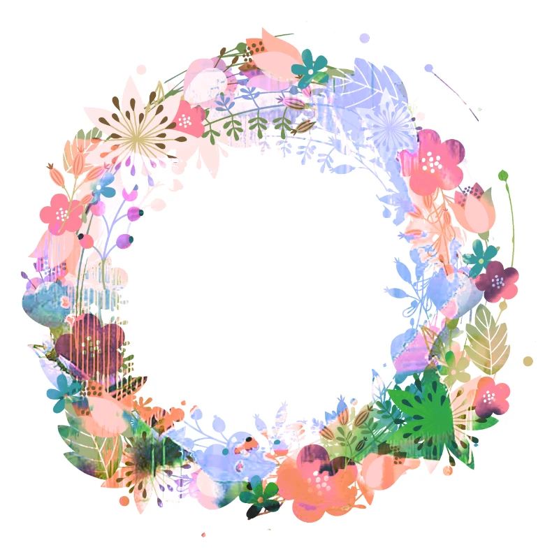couronne de fleurs,vide, couronne,graffti,coloré,fleurs