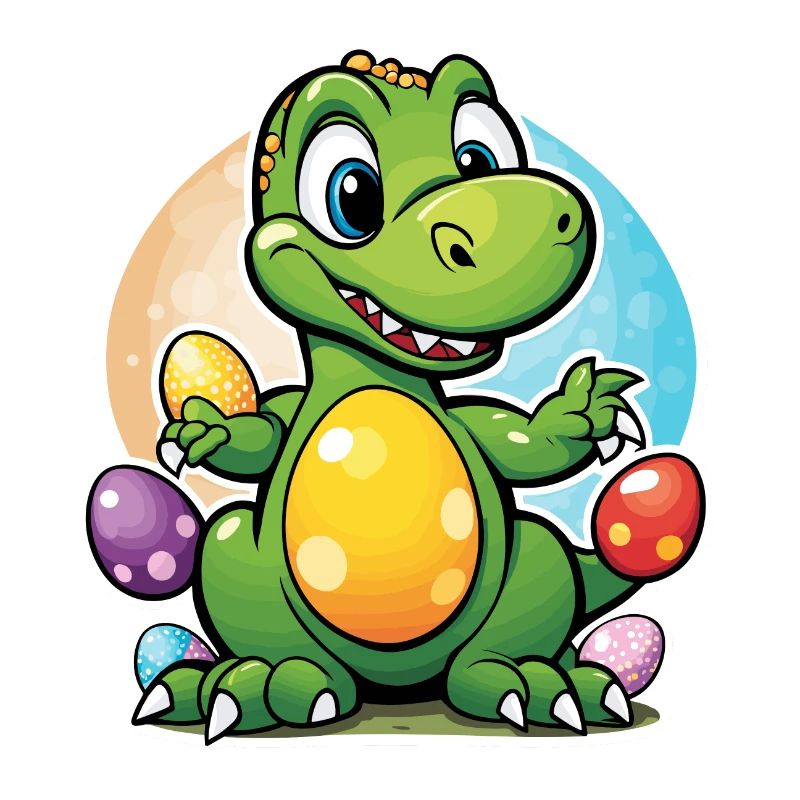 Dinosaur Easter Eggs Easter