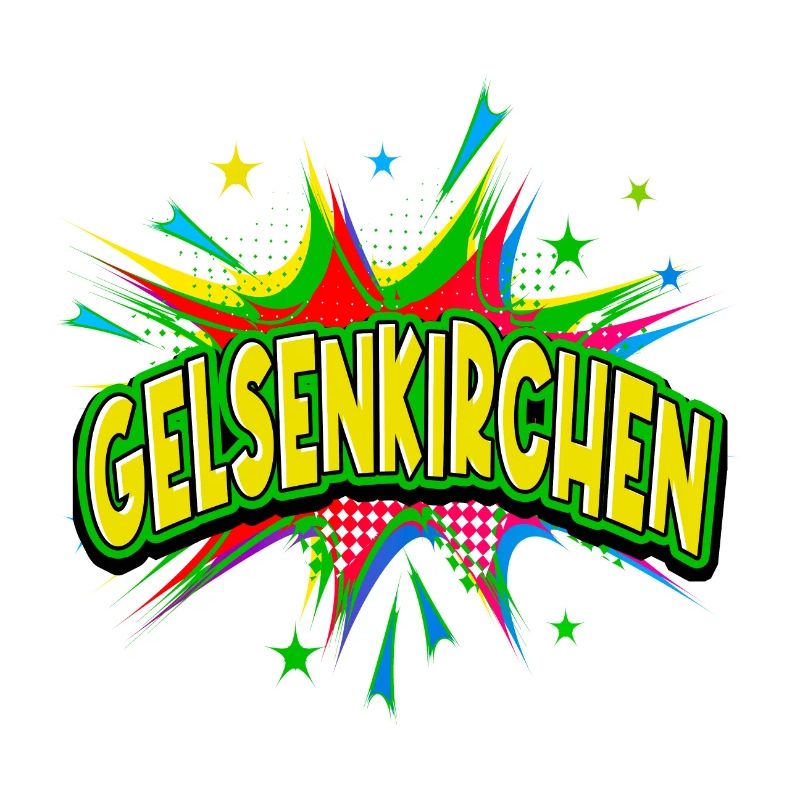 Gelsenkirchen Deutschland Pop Art Comic Kunst