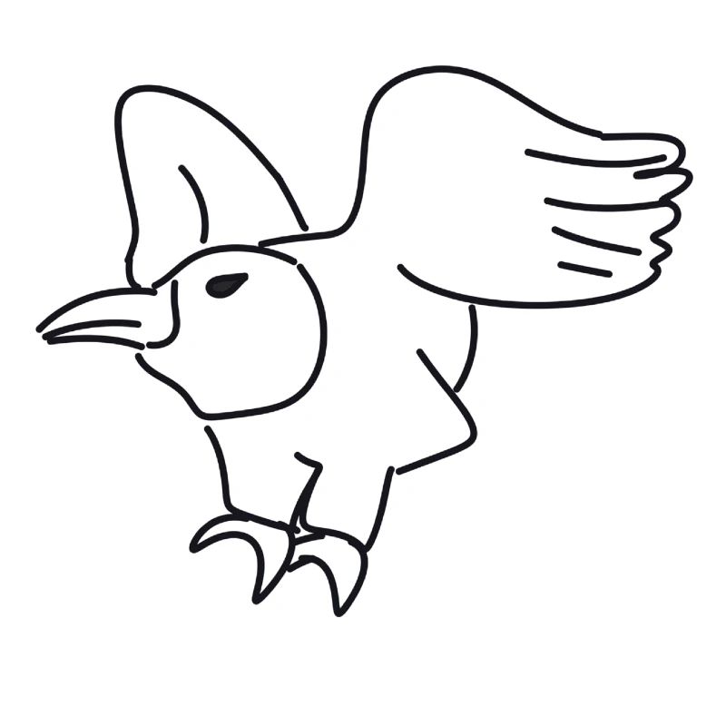 Symbole de mouche animale Eagle Bird