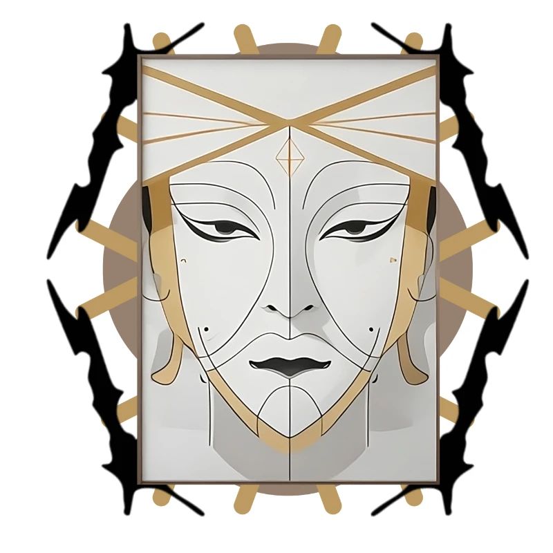 Visage de style boho